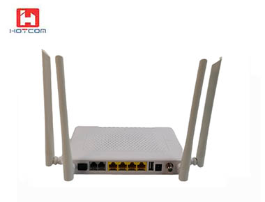 GPON HGU ONT:4GE+2POTS+WIFI(2.4g&5g)+CATV+USB